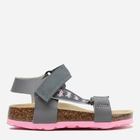 Дитячі шкіряні сандалії для дівчинки Superfit Fussbettpantoffel 1-000116-2010 32 Сірі (9008518875333) - зображення 1