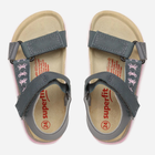 Дитячі шкіряні сандалії для дівчинки Superfit Fussbettpantoffel 1-000116-2010 33 Сірі (9008518875340) - зображення 4