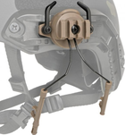 Кріплення адаптер WoSport на каску шолом HL-ACC-43-T для навушників Peltor/Earmor/Walkers (tan) (HL-ACC-43-T) - зображення 7