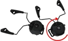 Адаптер ACM Headset Helmet Rail (black) для навушників Howard Leight Impact Sport (ACM-IS-B) - зображення 3