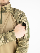 Військовий літній костюм (штани + убакс), ріп-стоп піксель ЗСУ, 65/35, койот, розмір 56 - зображення 6