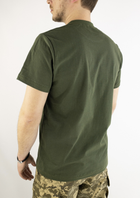 Бавовняна військова футболка олива, 52 - зображення 3