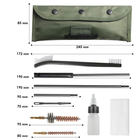 Набір для чищення зброї Lesko GK13 12 предметів у чохлі - зображення 6