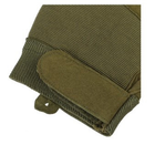 Тактические перчатки Mil-Tec Army Fingerless Gloves 12538501 олива размер 2XL - изображение 3