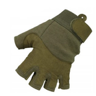 Тактические перчатки Mil-Tec Army Fingerless Gloves 12538501 олива размер 2XL - изображение 7