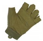 Тактические перчатки Mil-Tec Army Fingerless Gloves 12538501 олива размер 2XL - изображение 8