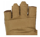 Перчатки тактические без пальцев Mil-Tec Army Fingerless Gloves 12538519 Coyote размер L - изображение 2