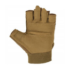 Перчатки тактические без пальцев Mil-Tec Army Fingerless Gloves 12538519 Coyote размер L - изображение 3