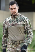 Тактичний літній легкий військовий реглан, убакс, сорочка Han Wild мультикам р.4XL - зображення 2