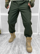 Тактические штаны софтшел environment Олива L - изображение 2