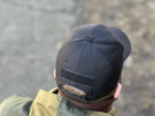 Тактична кепка Tactic бейсболка з липучкою під шеврон, кепка без лого Чорний (TY-0362-N) - зображення 7