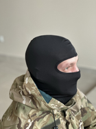 Тактична балаклава маска підшоломник Tactic військова балаклава Чорна (balaclava-black) - зображення 5