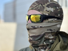 Тактичні окуляри Tactic захисні армійські окуляри зі змінними лінзами колір оправи чорний (Еss-Rollbar) - зображення 2
