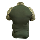 Мужская тактическая рубашка-поло убакс с коротким рукавом Newt Polo Tactic хаки NE-POLU-023-M - изображение 3