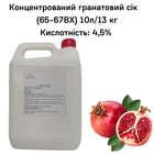 Концентрований гранатовий сік Eva 65-67 ВХ каністра 10л/13 кг