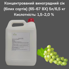 Концентрированный виноградный сок Eva белых сортов 65-67 ВХ канистра 5л/6,5 кг