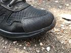Тактичні літні кросівки сітка колір чорний 38 - изображение 3