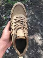 Тактичні літні кросівки сітка колір койот. 45 - изображение 2