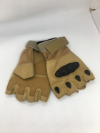 Військові штурмові рукавички без пальців Пісочний L (Kali) - зображення 5