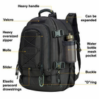 Рюкзак туристический-водонепроницаемый - черный LQ .Нейлон 1000D. 75 литров LQ08002B - изображение 5
