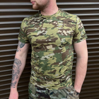 Тактическая камуфляжная футболка Мультикам (Размер 58) - изображение 3