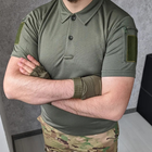 Чоловічі футболки поло з коротким рукавом для військових тактичні Хакі S - зображення 1