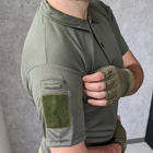 Чоловічі футболки поло з коротким рукавом для військових тактичні Хакі XL - зображення 4