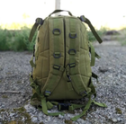 Рюкзак тактический военный штурмовой A01 40 л оливковый - изображение 6
