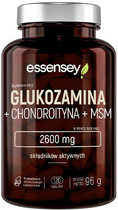 Kompleks witaminowy Essensey Glukozamina + Chondroityna + MSM 120 kapsułek (5902114043506) - obraz 1