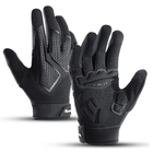 Сенсорні рукавички повнопалі FQ103B147 на липучці Чорний XL (Kali) - зображення 1