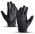Сенсорные перчатки полнопалые FQ103B147 на липучке Черный XL (Kali) - изображение 5