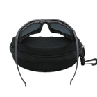 Поляризационные защитные очки маска C5 Polarized со сменными запасными линзами из поликарбоната 1.5 мм со страховыми ремнями и чехлом в комплекте (Kali) - изображение 4