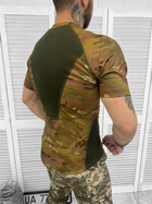 Тактическая футболка стиля военного Elite Multicam L - изображение 4