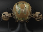 Крепление адаптер Earmor Чебурашка на шлем для наушников Койот - изображение 6
