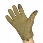 Тактичні рукавички "Койот" літні з ударними накладками розмір L - зображення 3