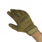 Тактичні рукавички "Койот" літні з ударними накладками розмір М - зображення 4