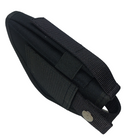 Кобура ВОЛМАС для ПМ поясная с чехлом подсумком для магазина черная + тренчик шнур страховочный чорний - изображение 6