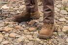 Берці тактичні. Чоловічі ультралегкі бойові черевики Мaxsteel Hi-legs Coyote 48 (318мм) коричневі - зображення 3