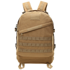 Армейский вместительный рюкзак 45x27x15 см коричневый 50420 - изображение 5