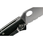Нож Spyderco Tenacious FRN полусеррейтор (C122PSBK) - изображение 4