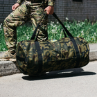 Сумка-баул-рюкзак, армійський баул Оксфорд камуфляж 120 л тактичний баул, тактичний баул-рюкзак - зображення 6