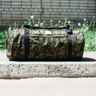 Сумка-баул-рюкзак, армійський баул Оксфорд камуфляж 120 л тактичний баул, тактичний баул-рюкзак - зображення 7