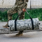 Сумка-баул-рюкзак, баул армійський Оксфорд тактична на 100 л Піксель - зображення 1