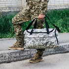 Дорожная сумка, тактическая 50л, ВСУ армейская Оксфорд Пиксель - изображение 3