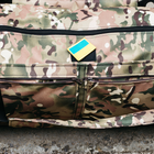 Сумка-баул-рюкзак, армійський баул Cordura 100 л тактичний баул, тактичний баул-рюкзак, мультикам - зображення 9