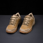 Черевики тактичне взуття кросівки легкі (літо) натуральна гідрофобна шкіра посилена п’ята та носок Койот 38 - зображення 5