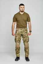 Тактичні штурмові штани з наколінниками КОМБАТ 54XL піксель - зображення 2