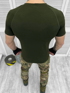 Тактическая футболка военного стиля Хаки S - изображение 3