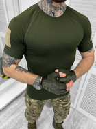 Тактическая футболка военного стиля Хаки XXL - изображение 2