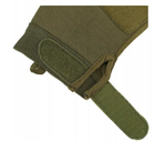 Тактические Army Fingerless Gloves перчатки Mil-Tec 12538501 олива размер XL - изображение 4